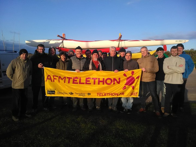 Navigation au profit du Téléthon