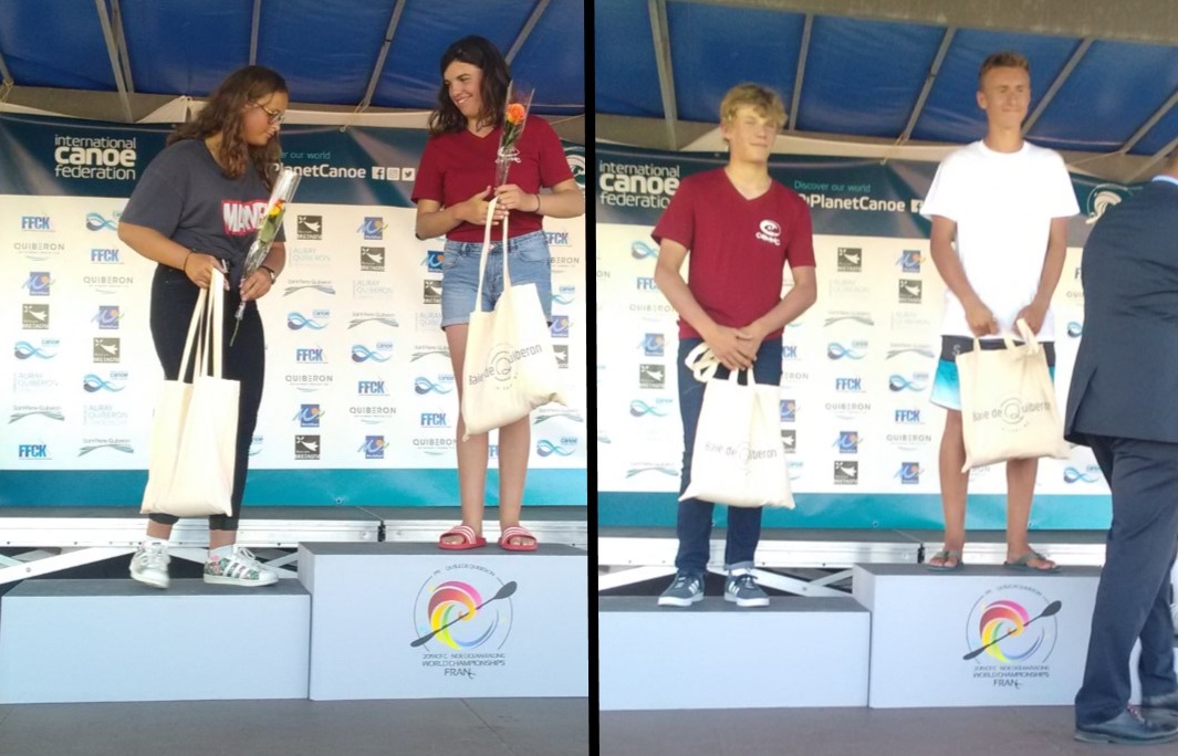 Jean-Baptiste et Inès lors de la remise des prix